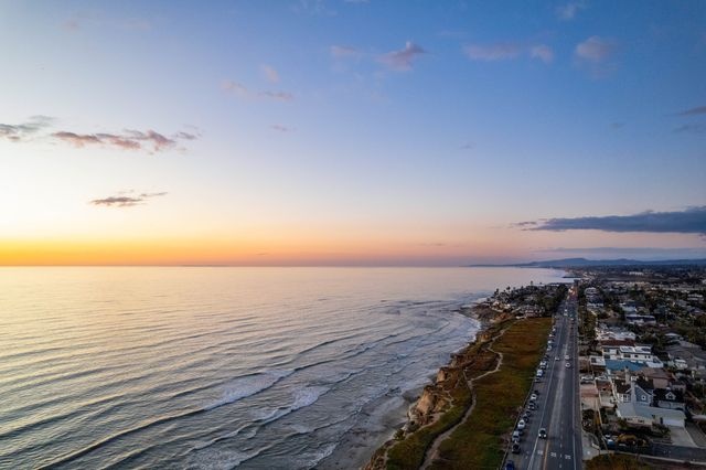 Dusk over the Carlsbad neighborhoods