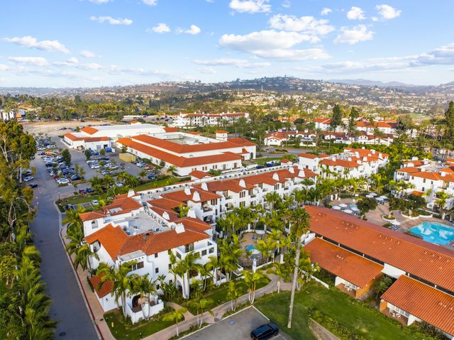The resort grounds from above