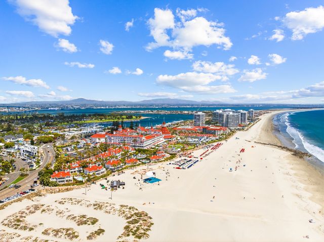 Hotel del Coronado from the air