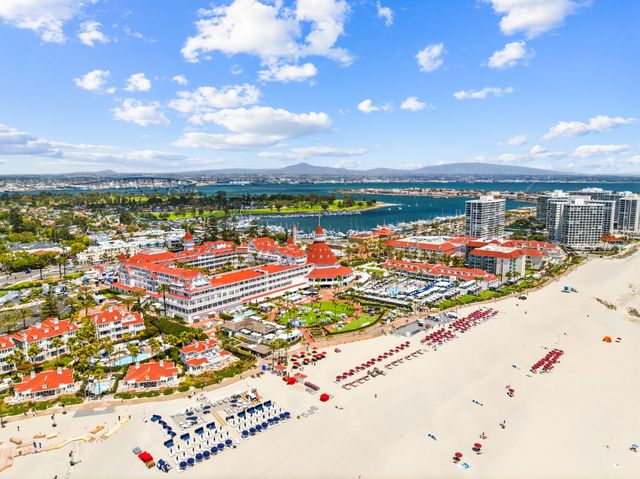 The red roofs of the Hotel del