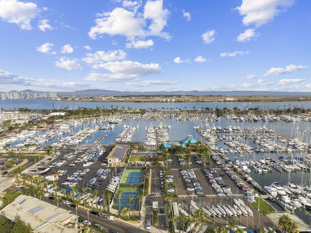 The harbour channel past the yacht club