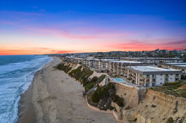 Del Mar Beach Club from the air